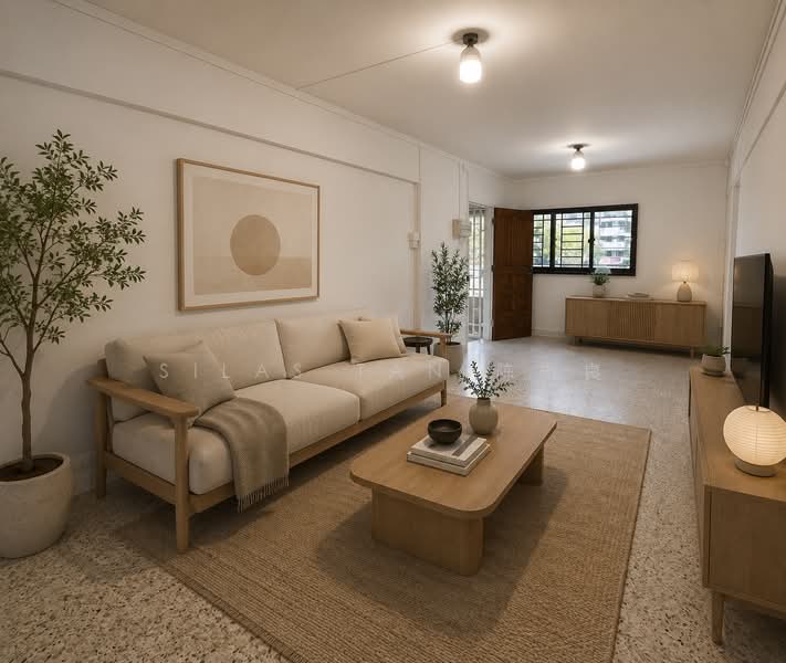 61 Telok Blangah Heights, 61 Telok Blangah Heights, 3 Bedrooms, 872 sqft, HDB Flat For Sale, by Silas Tan 陈敬良, 500185138 - Living Room - PropertyGuru.com.sg
