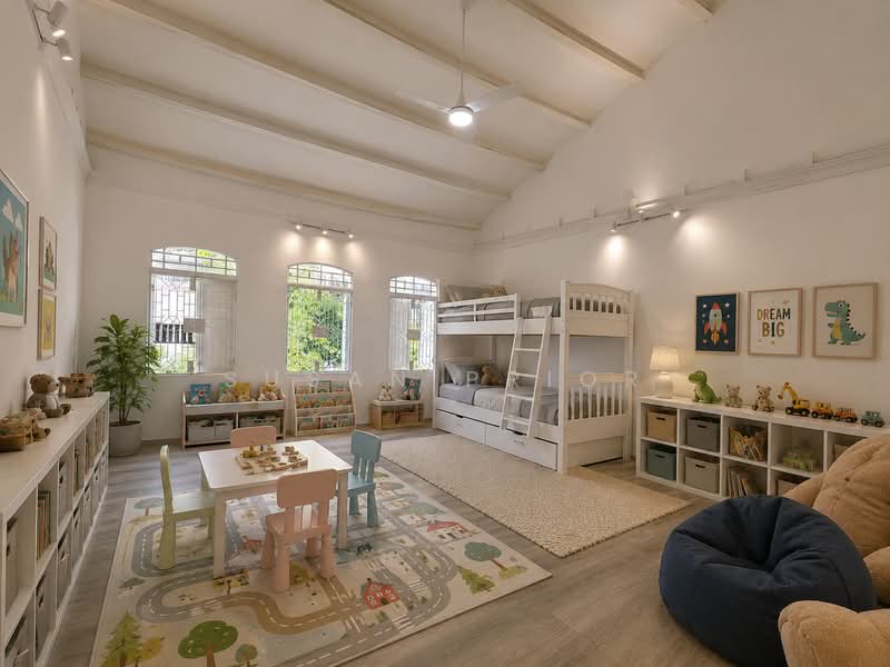 Traditional Geylang 4 Bed, Geylang Road Conservation House, 4 Bedrooms, 2,400 sqft, Conservation House For Rent, by Susan Prior, 500185144 - Bedroom - PropertyGuru.com.sg