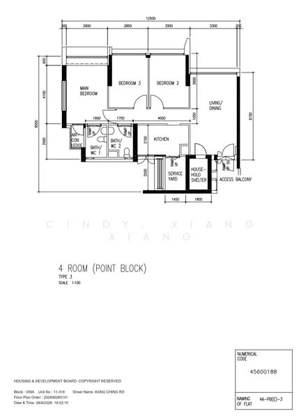 339A Kang Ching Road, 339A Kang Ching Road, 3 Bedrooms, 958 sqft, HDB Flat For Sale, by Cindy, Xiang Xiang, 500185185 - PropertyGuru.com.sg