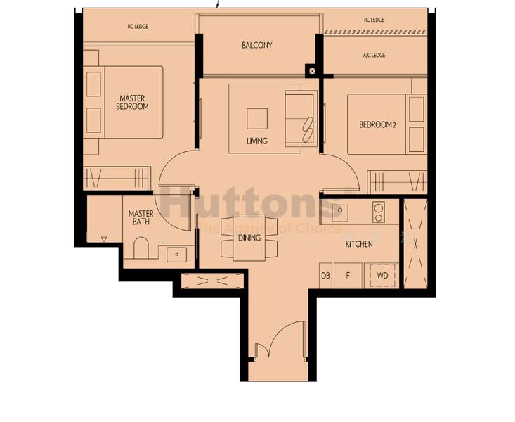 Amber 45, 45 Amber Road, 2 Bedrooms, 614 sqft, Condominium For Sale, by Deborah Lu 陆滢滢, 500185198 - PropertyGuru.com.sg