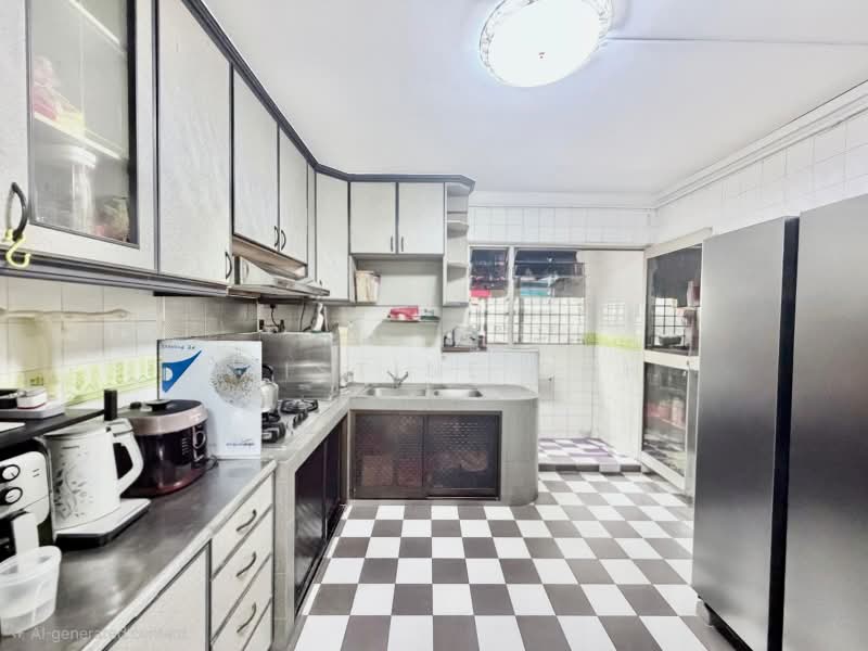 744 Jurong West Street 73, 744 Jurong West Street 73, 4 Bedrooms, 1,367 sqft, HDB Flat For Sale, by Qristine Goh, 500185200 - Kitchen - PropertyGuru.com.sg