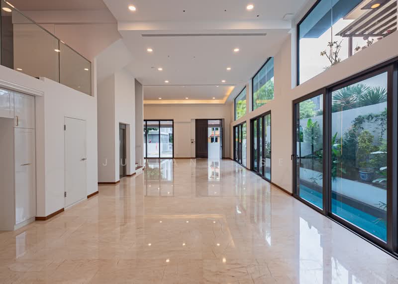 Brand New 5-Storey FREEHOLD Landed | Pool, Lift & Rooftop | 7 Bedrooms | Prime D10, , 7 Bedrooms, 9,500 sqft, Semi-Detached House For Sale, by Juliana Tse, 500185203 - Entrance - PropertyGuru.com.sg