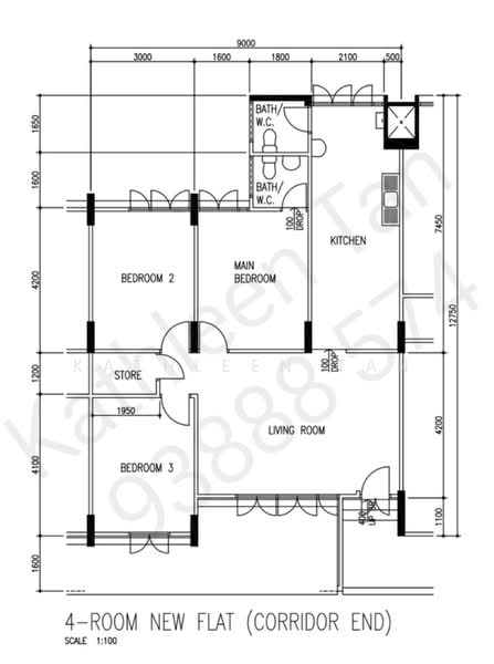 129 Yishun Street 11, 129 Yishun Street 11, 3 Bedrooms, 979 sqft, HDB Flat For Sale, by Kathleen Tan, 500185247 - PropertyGuru.com.sg
