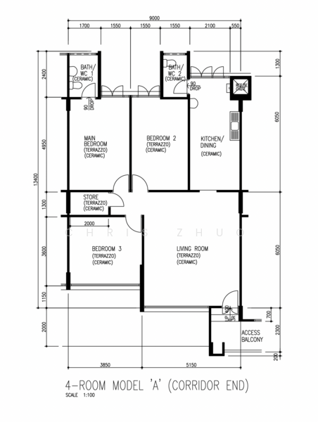 243 Tampines Street 21, 243 Tampines Street 21, 3 Bedrooms, 1,119 sqft, HDB Flat For Sale, by Chris Zhuo, 500185255 - PropertyGuru.com.sg
