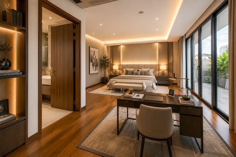 đź’ŽSSPropertyđź’ŽExtensive Variety of Landed-Semi-D, Fernhill Road, Tanglin / Holland / Bukit Timah, 7 Bedrooms, 9,500 sqft, Semi-Detached House For Sale, by CHEN ., 500185277 - Master Bedroom - PropertyGuru.com.sg