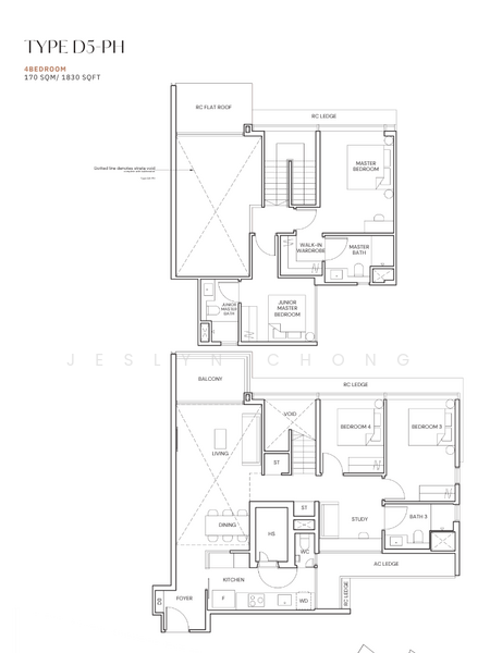 Terra Hill, 18 Yew Siang Road, 4 Bedrooms, 1,539 sqft, Condominium For Sale, by Jeslyn Chong, 500185344 - PropertyGuru.com.sg