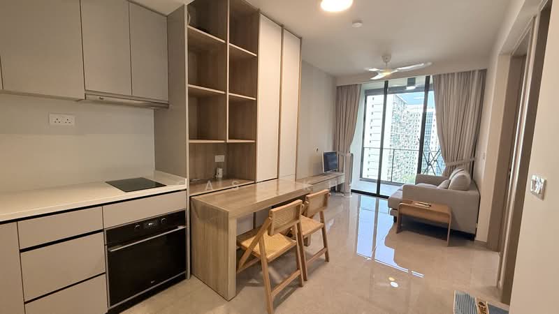 The Tapestry, 59 Tampines Street 86, 2 Bedrooms, 603 sqft, Condominium For Rent, by Cass Kho, 500185350 - Kitchen, Dining and Living - PropertyGuru.com.sg