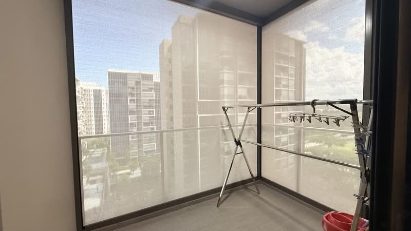 The Tapestry, 59 Tampines Street 86, 2 Bedrooms, 603 sqft, Condominium For Rent, by Cass Kho, 500185350 - Balcony - PropertyGuru.com.sg