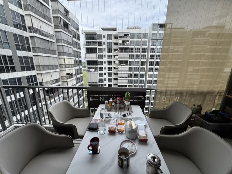 Waterwoods, 25 Punggol Field Walk, 3 Bedrooms, 1,044 sqft, Executive Condominium For Sale, by Lawrence Yeow, 500185360 - Balcony - PropertyGuru.com.sg