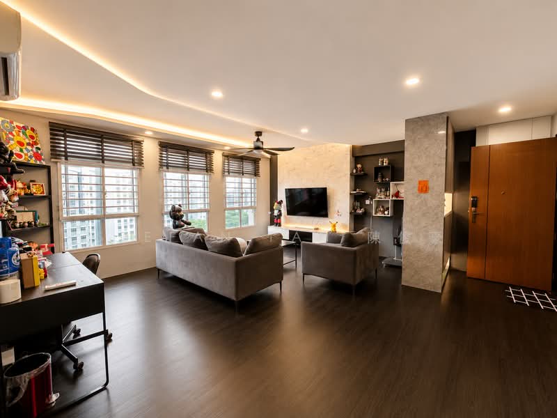 120A Canberra Crescent, 120A Canberra Crescent, 3 Bedrooms, 1,216 sqft, HDB Flat For Sale, by Stefan Tan 陳俊豪, 500185415 - Living Room - PropertyGuru.com.sg