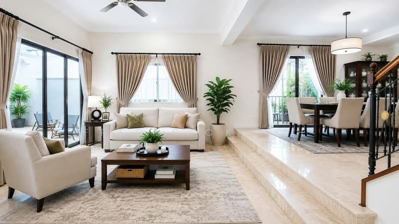 Corner Terrace Large Land Near Rosyth School & Serangoon North MRT, , 6 Bedrooms, 3,800 sqft, Corner Terrace For Sale, by Frederick Koh, 500185455 - Living Room - PropertyGuru.com.sg