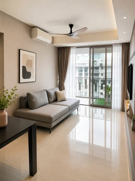 FLO Residence, 5 Punggol Field Walk, 3 Bedrooms, 1,012 sqft, Apartment For Rent, by Jasmine See, 500185618 - Living Room - PropertyGuru.com.sg
