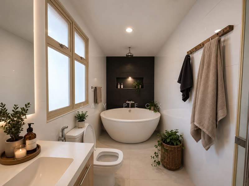 ❤️Private Pool below $3.6m! ❤️ Walk to Future MRT!, , 4 Bedrooms, 3,300 sqft, Terraced House For Sale, by JAY PECK, 500185619 - Bathroom - PropertyGuru.com.sg