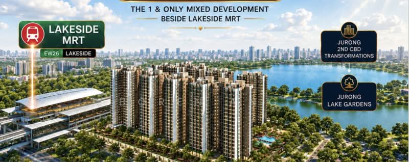 Lucerne Grand, Lakeside Drive, 4 Bedrooms, 1,410 sqft, Condominium For Sale, by Boren Ang, 500185644 - Exterior - PropertyGuru.com.sg