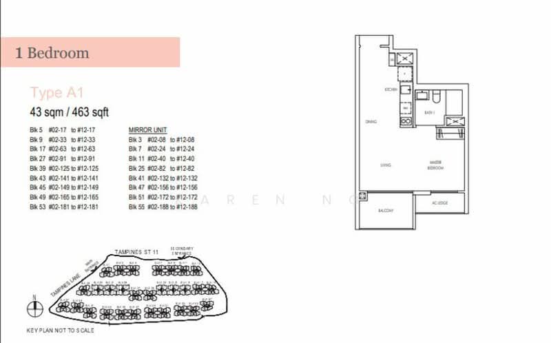 Treasure at Tampines, 57 Tampines Lane, Studio, 463 sqft, Condominium For Sale, by Karen Ng, 500185662 - PropertyGuru.com.sg