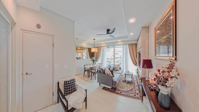Watercolours, 25 Pasir Ris Link, 3 Bedrooms, 1,141 sqft, Executive Condominium For Sale, by Sha Angullia, 500185687 - Living Room - PropertyGuru.com.sg