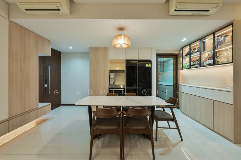 Bellewoods, 110 Woodlands Avenue 5, 3 Bedrooms, 1,249 sqft, Executive Condominium For Sale, by Gladwin Quek, 500185732 - Dining Room - PropertyGuru.com.sg