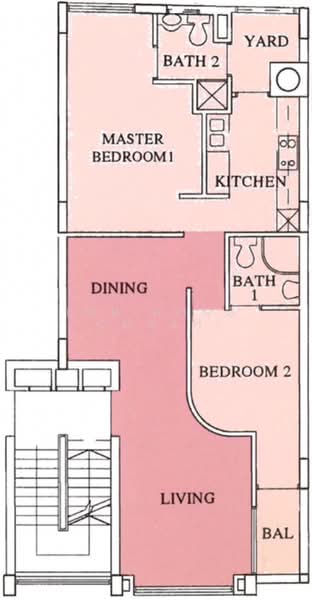 Kingston Terrace, 14D Jalan Masjid, 2 Bedrooms, 947 sqft, Walk-up Apartment For Rent, by Toh Hong Chuah, 500185784 - PropertyGuru.com.sg