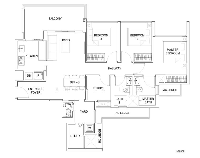 Rivercove Residences EC, 22 Anchorvale Ln, 4 Bedrooms, 1,163 sqft, Condominium For Sale, by Angela Lee, 500185796 - PropertyGuru.com.sg