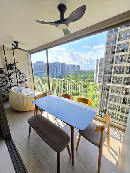 Rivercove Residences EC, 22 Anchorvale Ln, 4 Bedrooms, 1,163 sqft, Condominium For Sale, by Angela Lee, 500185796 - Balcony - PropertyGuru.com.sg