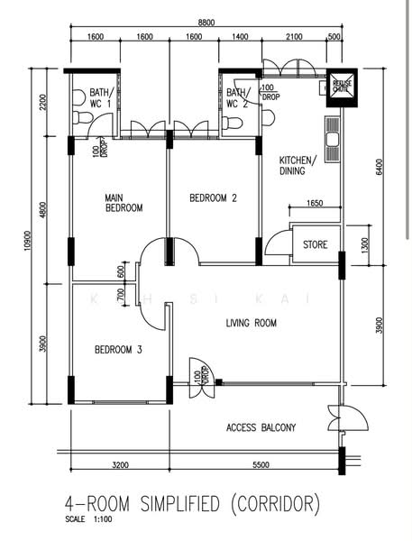 675 Hougang Avenue 8, 675 Hougang Avenue 8, 3 Bedrooms, 904 sqft, HDB Flat For Sale, by KOH SI KAI, 500185825 - PropertyGuru.com.sg