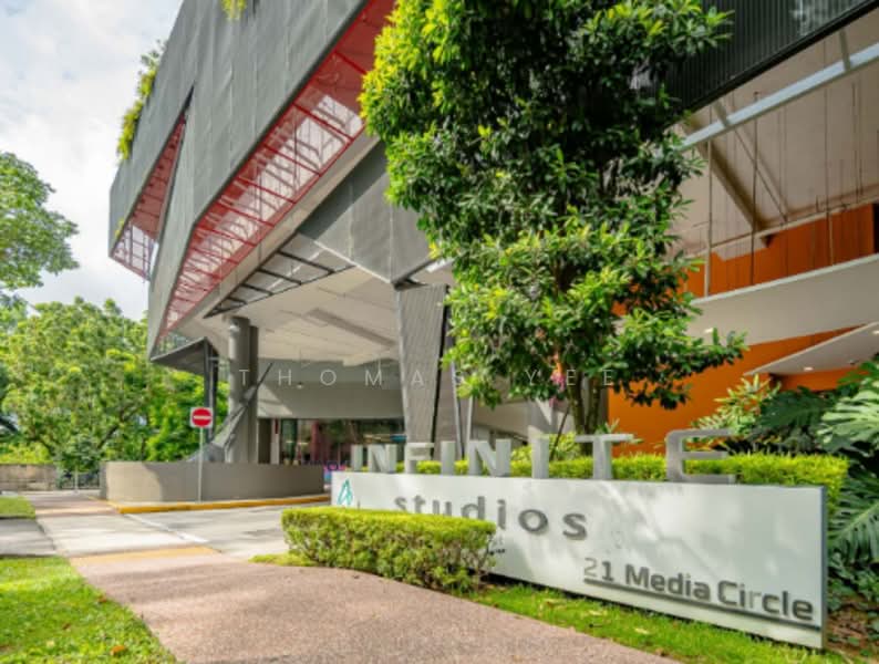 Infinite Studios @ Mediapolis, 21 Media Circle, 1,553 sqft, Business / Science Park For Rent, by Thomas Yee, 500185833 - Exterior - CommercialGuru.com.sg