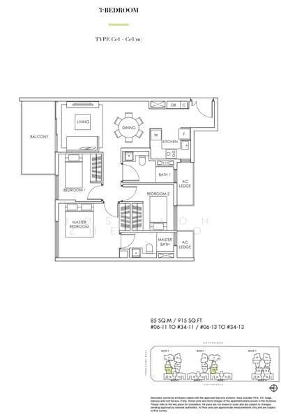 Highline Residences, 9 Kim Tian Road, 3 Bedrooms, 915 sqft, Condominium For Sale, by Jose Loh Zhenhao, 500185866 - PropertyGuru.com.sg