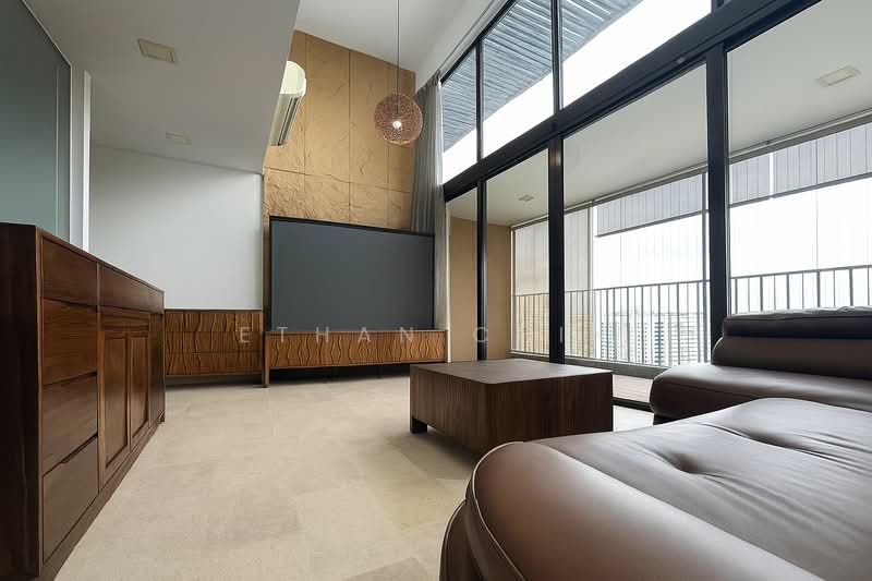 River Isles, 68 Edgedale Plains, 3 Bedrooms, 1,647 sqft, Condominium For Rent, by Ethan Chin, 500185882 - Living Room - PropertyGuru.com.sg