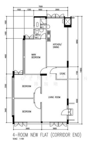 445 Ang Mo Kio Avenue 10, 445 Ang Mo Kio Avenue 10, 3 Bedrooms, 972 sqft, HDB Flat For Sale, by Ken Pek, 500185899 - PropertyGuru.com.sg