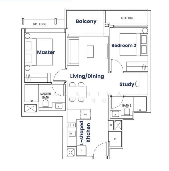 The Continuum, 6 Thiam Siew Avenue, East Coast / Marine Parade, 2 Bedrooms, 721 sqft, Condominium For Sale, by Samantha Chong, 500185916 - PropertyGuru.com.sg