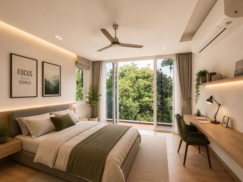 Brand New Corner Terrace @ Serangoon Gardens, Brighton Crescent, 5 Bedrooms, 6,500 sqft, Corner Terrace For Sale, by David Lim 林伟达, 500185924 - Bedroom - PropertyGuru.com.sg