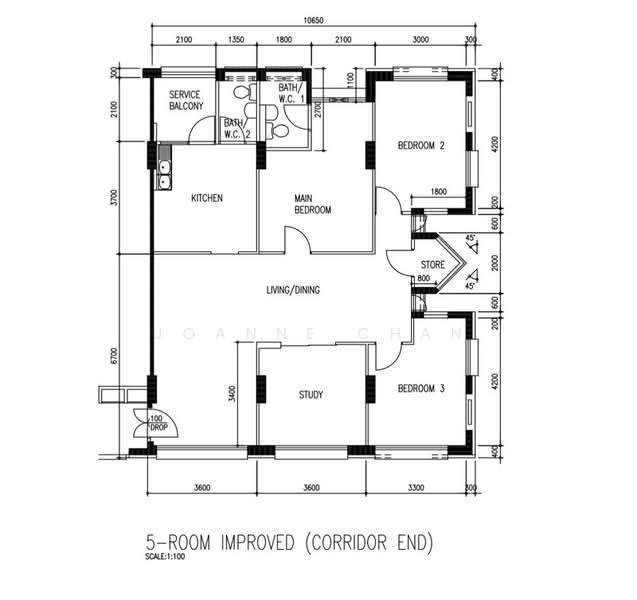 5I Corner Near Mrt Urgent Sale, Street 42, 4 Bedrooms, 1,313 sqft, HDB Flat For Sale, by Joanne Chan, 500185932 - PropertyGuru.com.sg