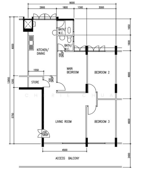 411 Hougang Avenue 10, 411 Hougang Avenue 10, 3 Bedrooms, 979 sqft, HDB Flat For Sale, by Cherie Chua, 500186087 - PropertyGuru.com.sg
