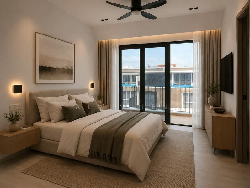 metropole drive, , 5 Bedrooms, 3,759 sqft, Terraced House For Sale, by Alvin Ten, 500186106 - Attic Bedroom Right - PropertyGuru.com.sg