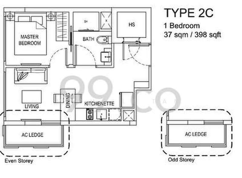 The Hillford, 172 Jalan Jurong Kechil, 1 Bedroom, 399 sqft, Condominium For Sale, by Michelle Tan, 500186130 - PropertyGuru.com.sg