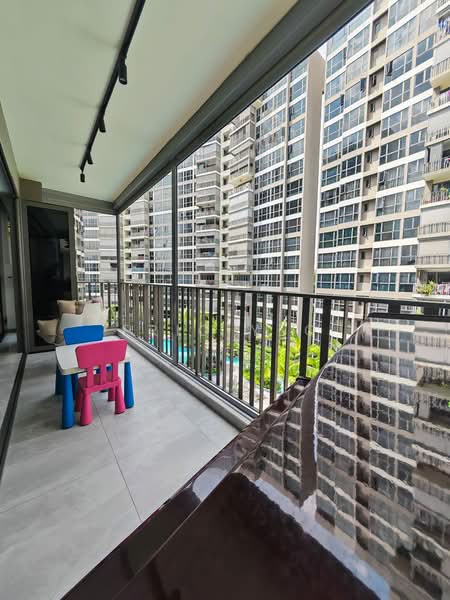 Northwave EC, 111 Woodlands View, 3 Bedrooms, 1,098 sqft, Executive Condominium For Rent, by Eric Yeo, 500186138 - Balcony - PropertyGuru.com.sg