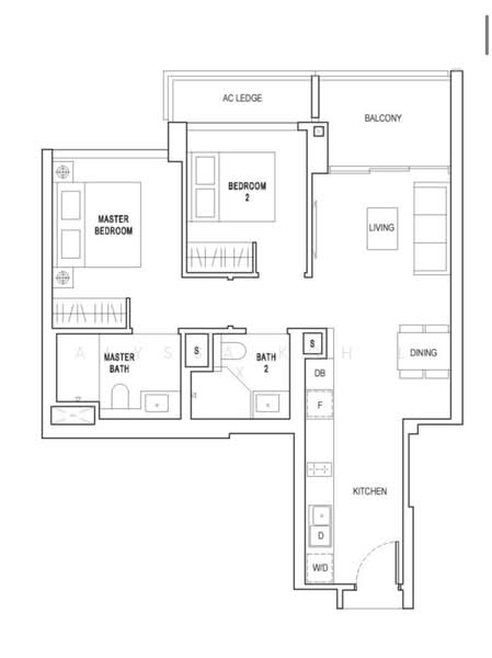 JadeScape, 8 Shunfu Road, 2 Bedrooms, 764 sqft, Condominium For Sale, by Alyssa Koh L X, 500186142 - PropertyGuru.com.sg