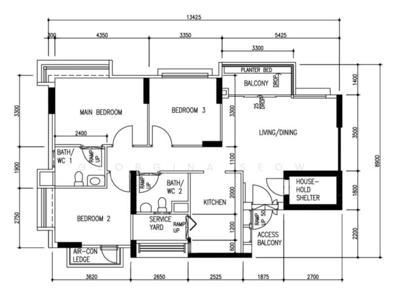 270B Punggol Field, 270B Punggol Field, 3 Bedrooms, 1,066 sqft, HDB Flat For Rent, by Georgina Seow, 500186155 - PropertyGuru.com.sg