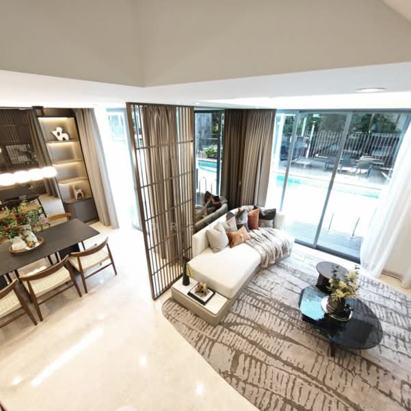Greenwood Mews, 271 Greenwood Avenue, 4 Bedrooms, 3,154 sqft, Cluster House For Sale, by Audrey Tan, 500186172 - Living Room - PropertyGuru.com.sg