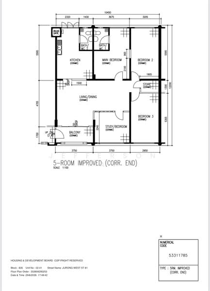 835 Jurong West Street 81, 835 Jurong West Street 81, 4 Bedrooms, 1,313 sqft, HDB Flat For Sale, by Jefferson Yap, 500186206 - PropertyGuru.com.sg