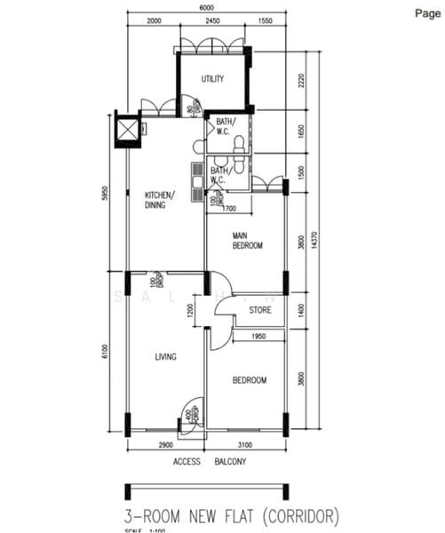 424 Ang Mo Kio Avenue 3, 424 Ang Mo Kio Avenue 3, 2 Bedrooms, 785 sqft, HDB Flat For Sale, by Salihin ., 500186228 - PropertyGuru.com.sg