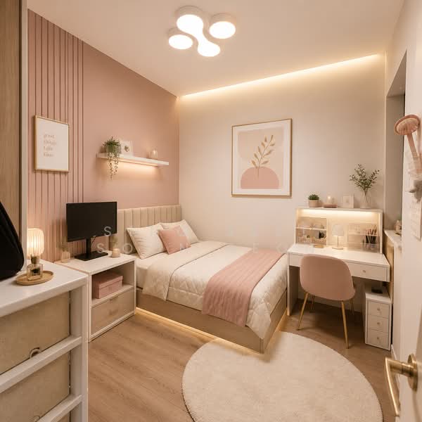 The Quintet, 36 Choa Chu Kang Street 64, 3 Bedrooms, 1,259 sqft, Condominium For Sale, by Sing Seet Soon Reon, 500186252 - Potential Bedroom Design - PropertyGuru.com.sg