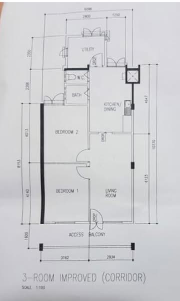 195 Kim Keat Ave - 3 room hdb, , 2 Bedrooms, 710 sqft, HDB Flat For Sale, by Nancy Tan, 500186266 - PropertyGuru.com.sg