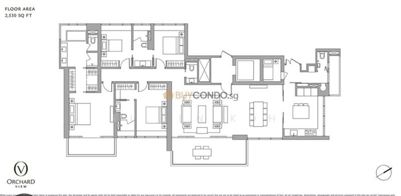Orchard View, 29 Angullia Park, 4 Bedrooms, 2,530 sqft, Condominium For Sale, by Eileen Koh, 500186302 - PropertyGuru.com.sg