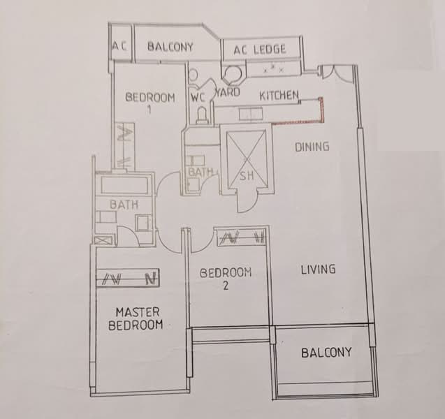 The Seawind @ Telok Kurau, 72 Lorong M Telok Kurau, 3 Bedrooms, 1,206 sqft, Condominium For Rent, by Lum Zhong Leong, 500186356 - PropertyGuru.com.sg