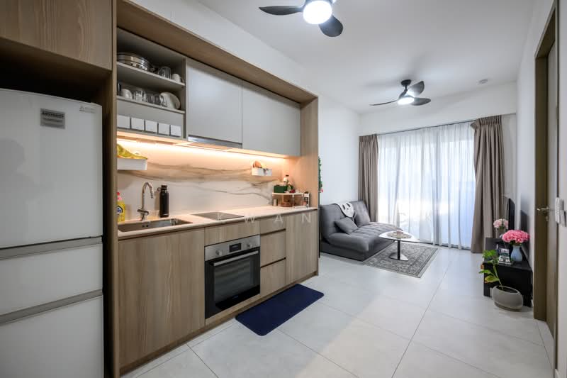 One-North Eden, 8 Slim Barracks Rise, 1 Bedroom, 517 sqft, Condominium For Sale, by Tan Kwan Yick, 500186373 - Kitchen - PropertyGuru.com.sg