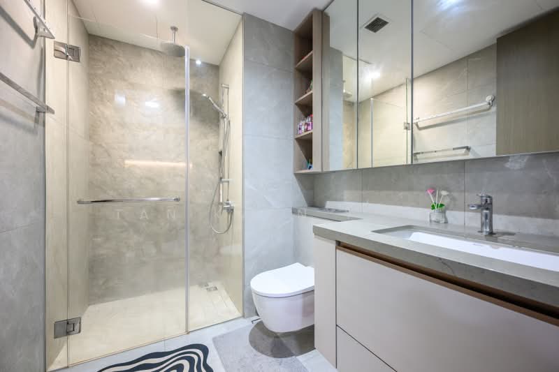 One-North Eden, 8 Slim Barracks Rise, 1 Bedroom, 517 sqft, Condominium For Sale, by Tan Kwan Yick, 500186373 - Bathroom - PropertyGuru.com.sg