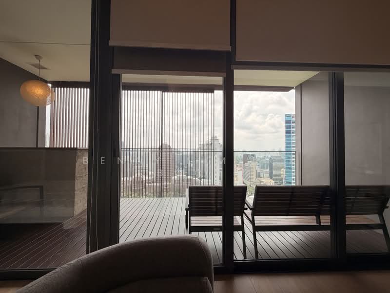 OUE Twin Peaks, 33 Leonie Hill Road, 1 Bedroom, 570 sqft, Condominium For Rent, by Benny Lim Kok Boon, 500186413 - Balcony - PropertyGuru.com.sg