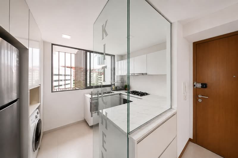Oasis Garden, 55 Jalan Bunga Rampai, 2 Bedrooms, 1,033 sqft, Condominium For Rent, by Alex Lee, 500186445 - Kitchen - PropertyGuru.com.sg