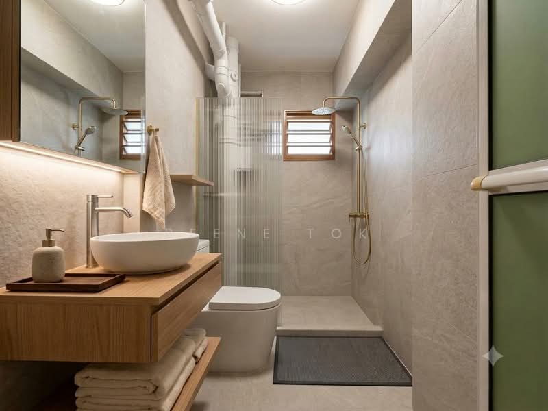 318C Anchorvale Link, 318C Anchorvale Link, 3 Bedrooms, 1,184 sqft, HDB Flat For Sale, by Reene Tok, 500186528 - Bathroom - PropertyGuru.com.sg